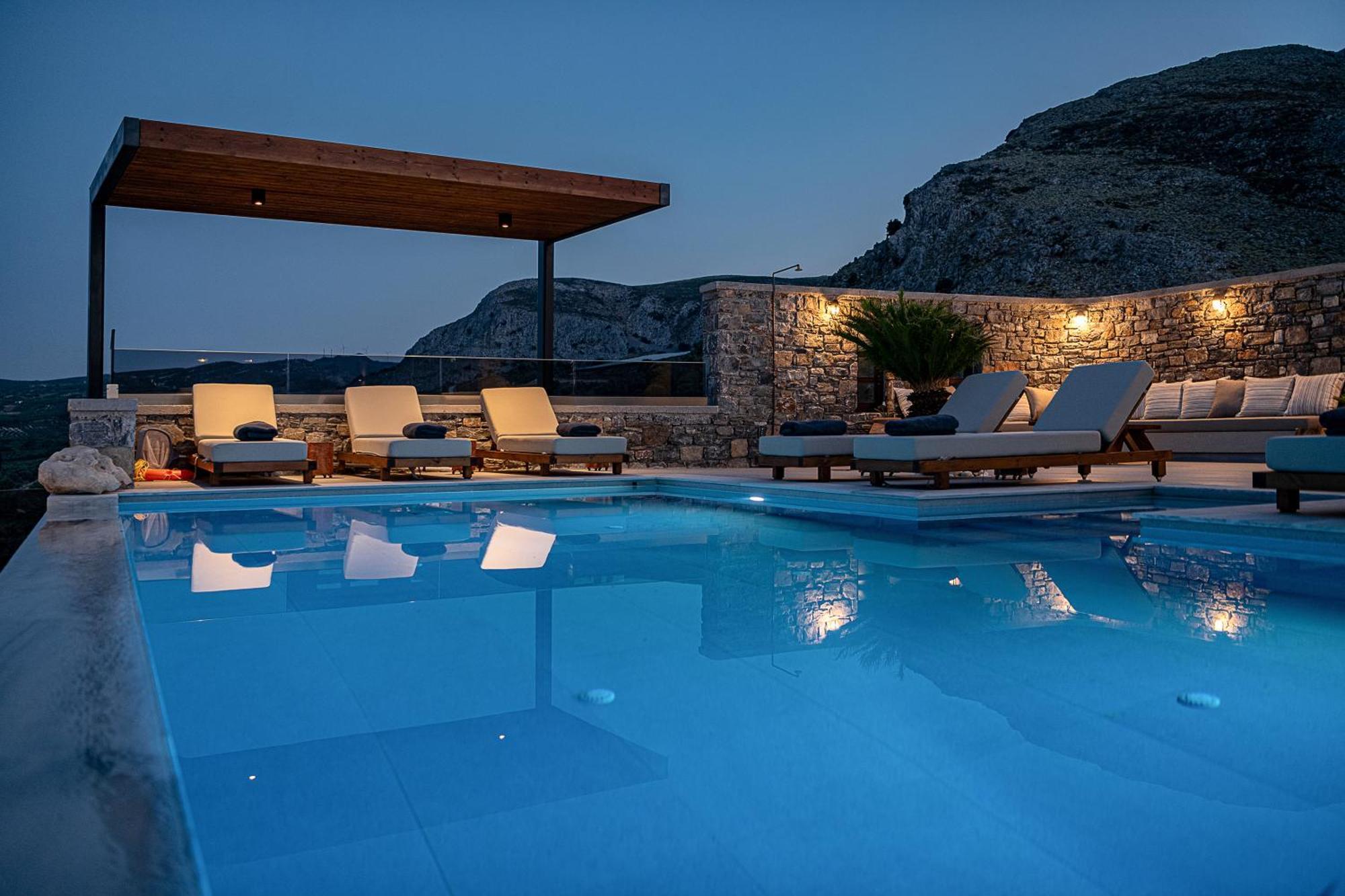 Villa Amavi - Private Heated Pool Kato Asites Luaran gambar